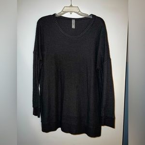 Size medium waffle sweater